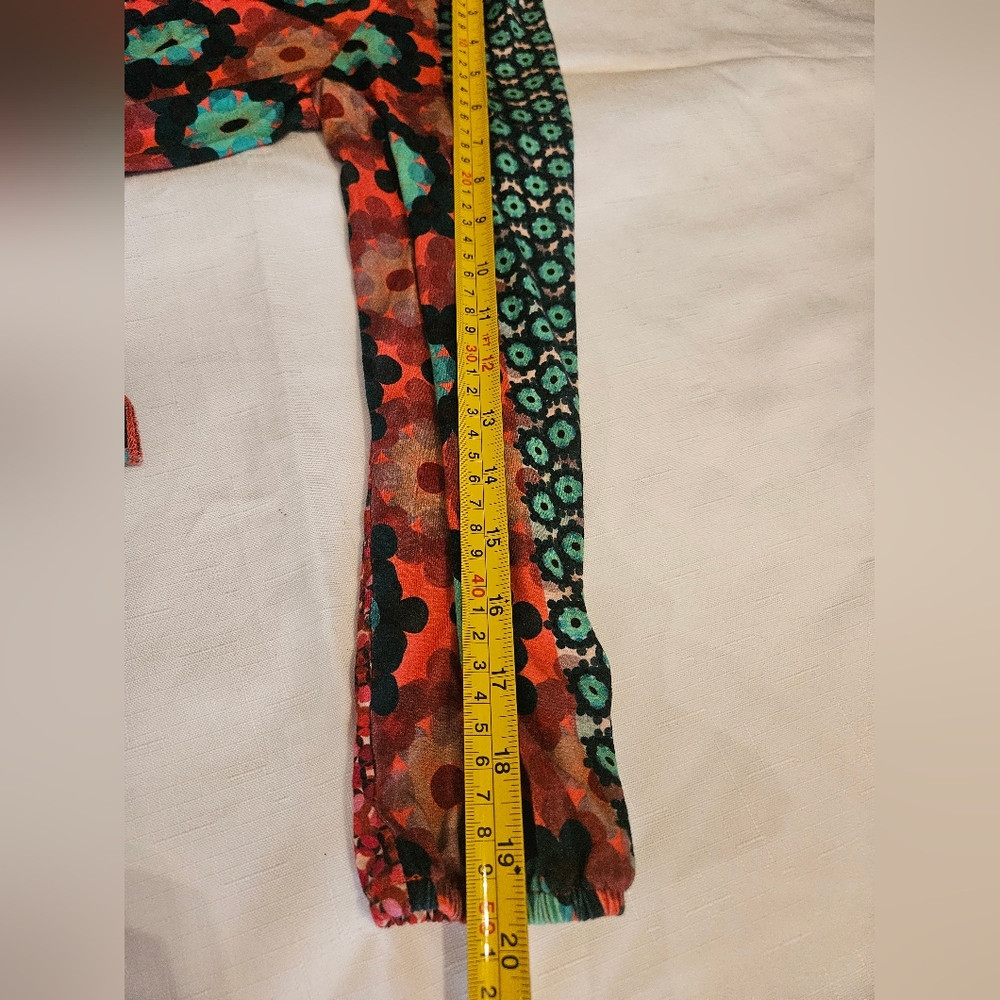 Aldo Martins Patchwork Geometric Long Sleeve Midi… - image 9